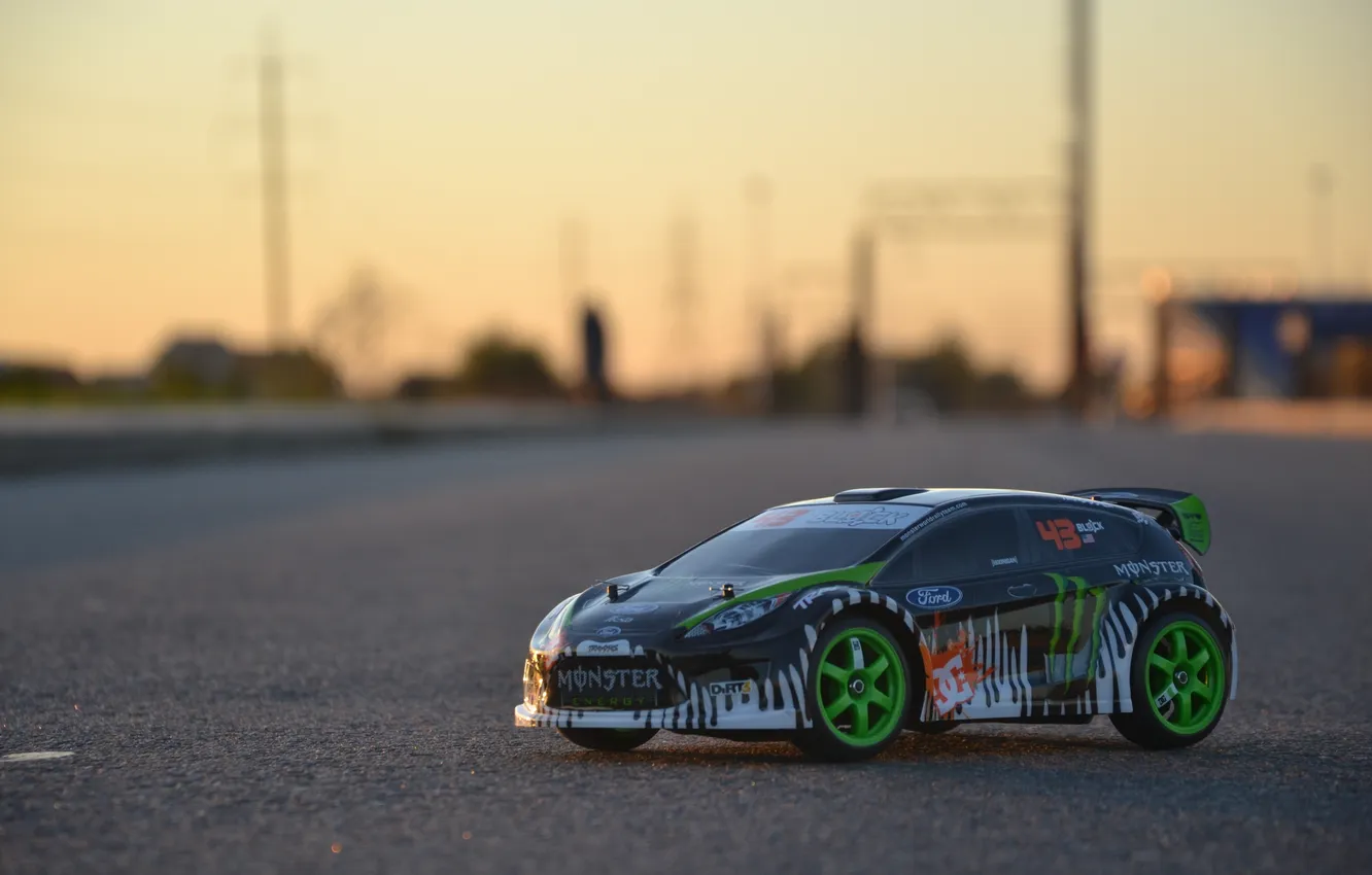 Photo wallpaper drift, Ken Block, Ford Fiesta