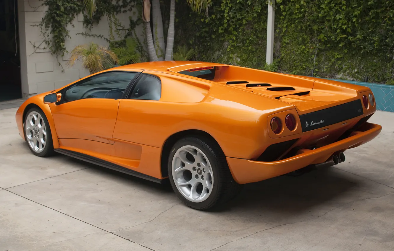 Photo wallpaper lamborghini, rear view, diablo, Lamborghini, styling prototype