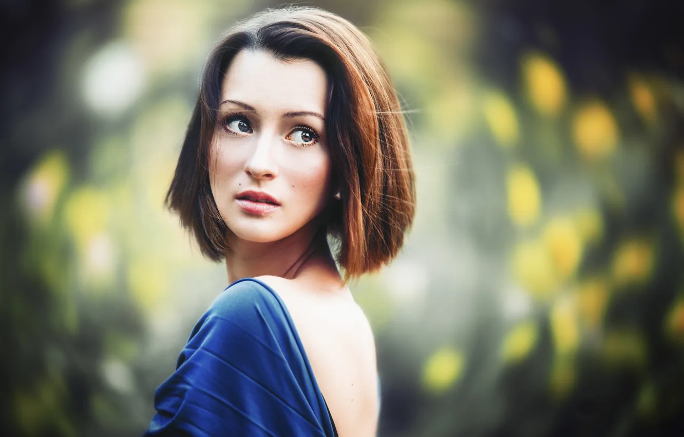 Photo wallpaper portrait, the beauty, Polina