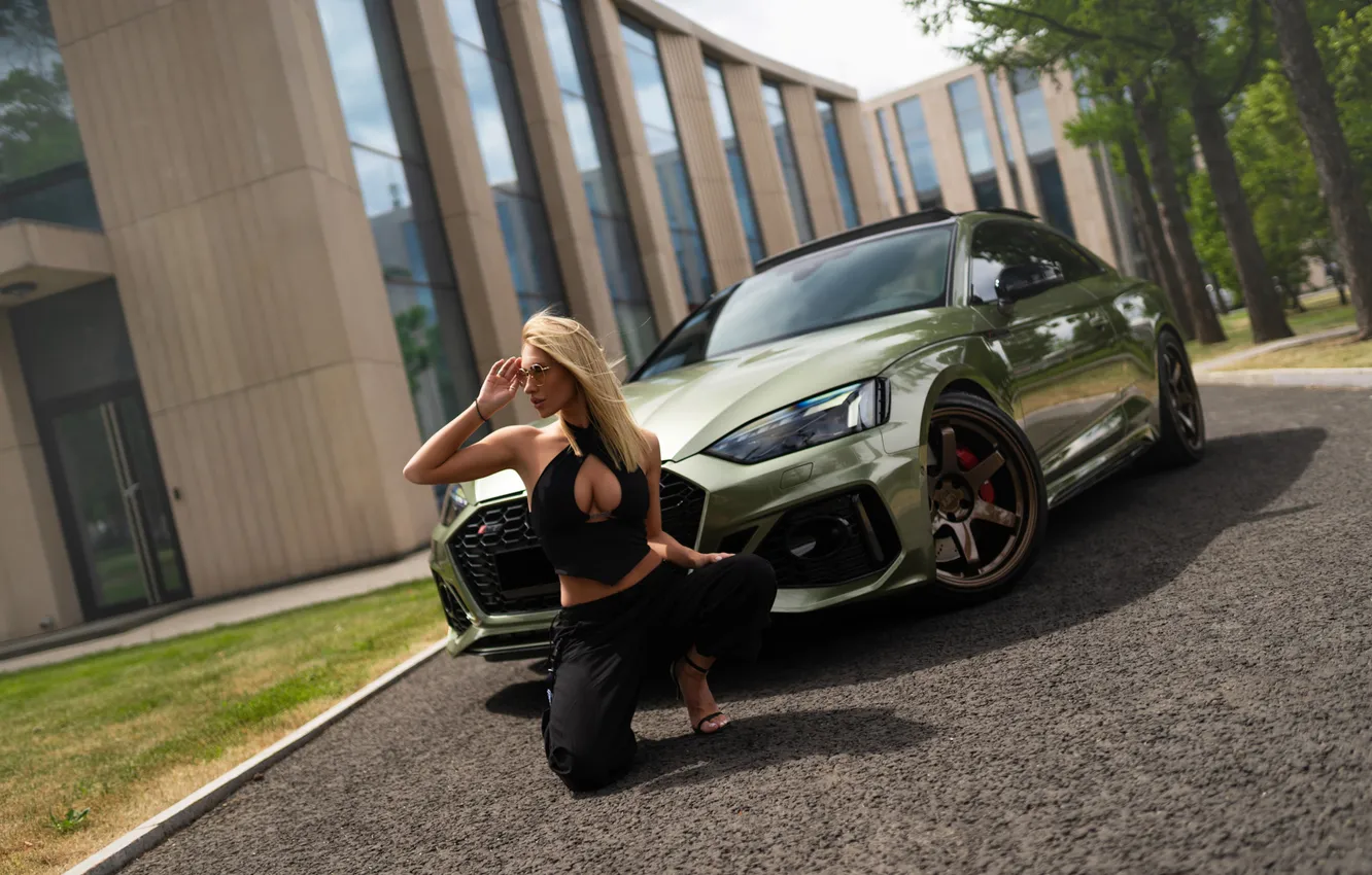 Photo wallpaper girl, sexy, Audi, Wallpaper, sweetheart, model, bright, makeup