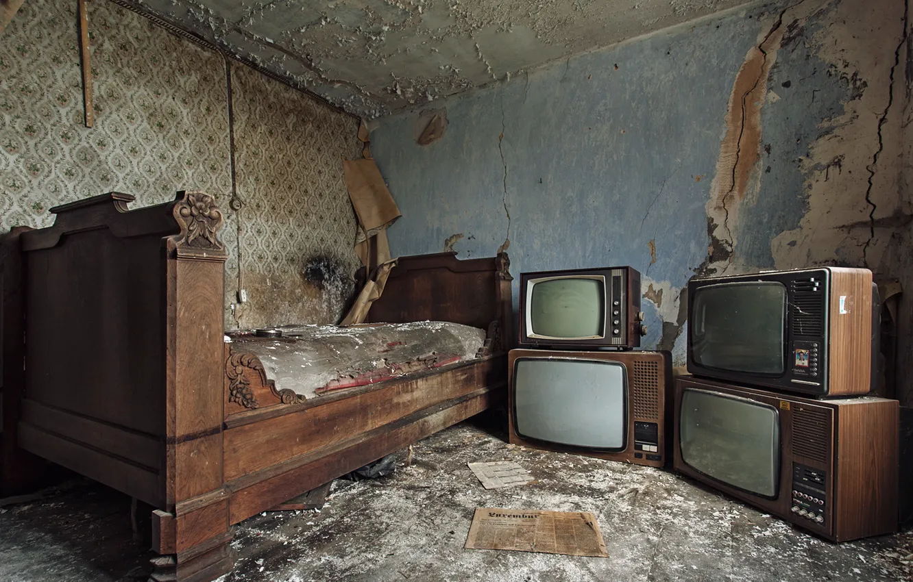 Photo wallpaper background, room, TV