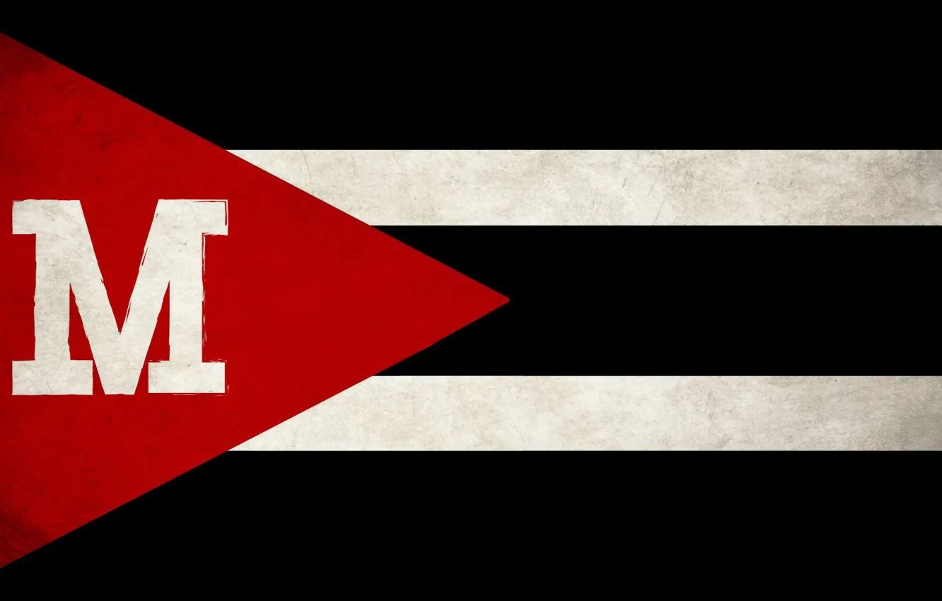 Photo wallpaper red, white, black, grunge, flag, State, Maverick