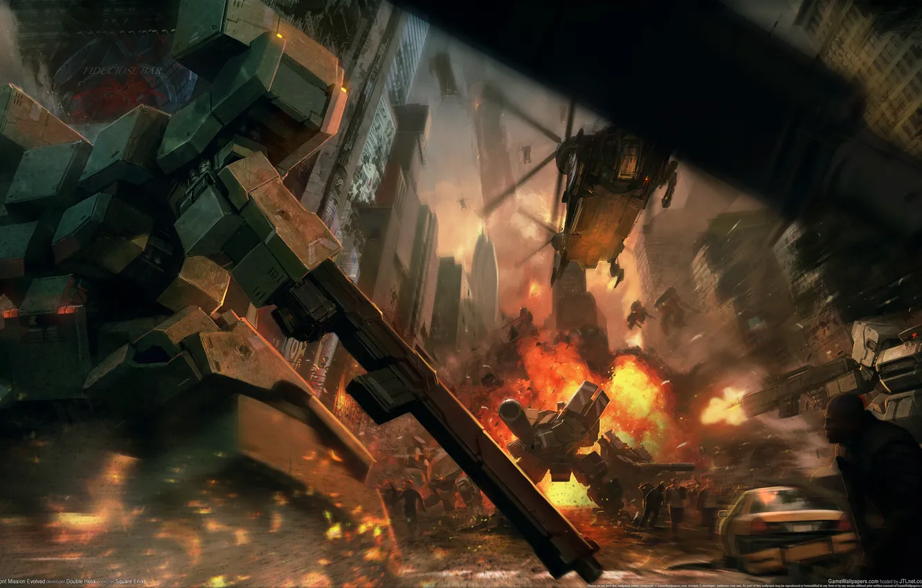 Photo wallpaper Front, Mission, evolved