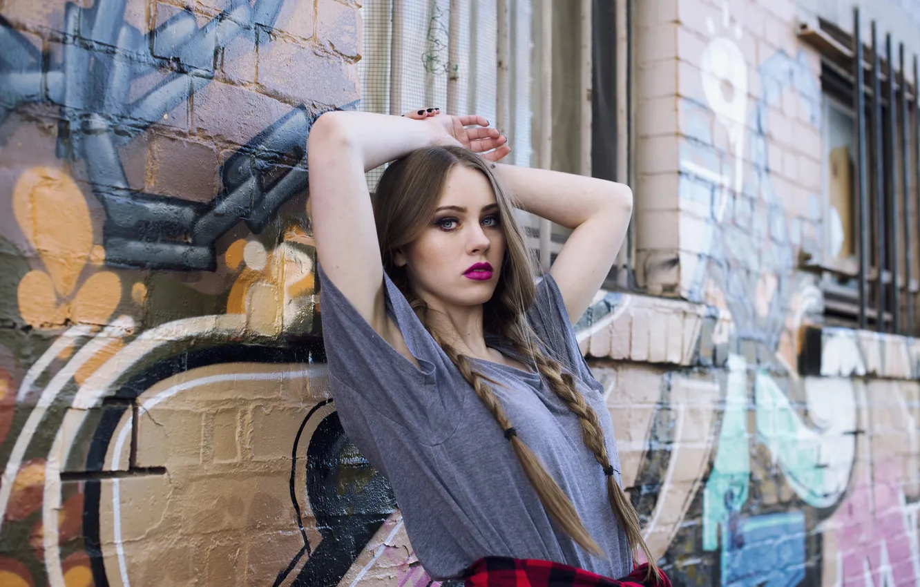 Photo wallpaper look, model, Tahlor Thompson