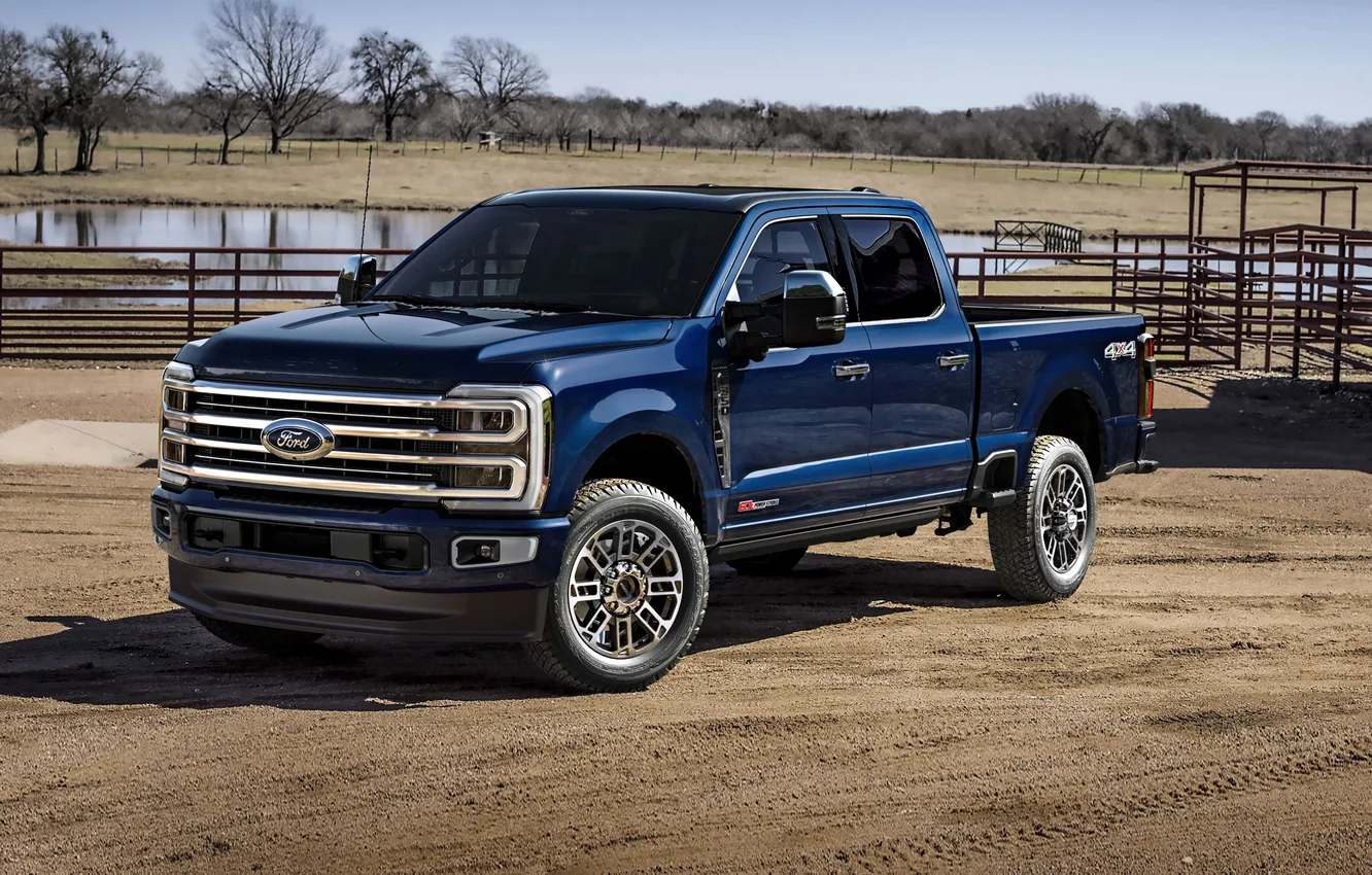 Photo wallpaper Ford, Pickup, F-350, Crew Cab, Off Road, American Car, Pick Up, 4X4