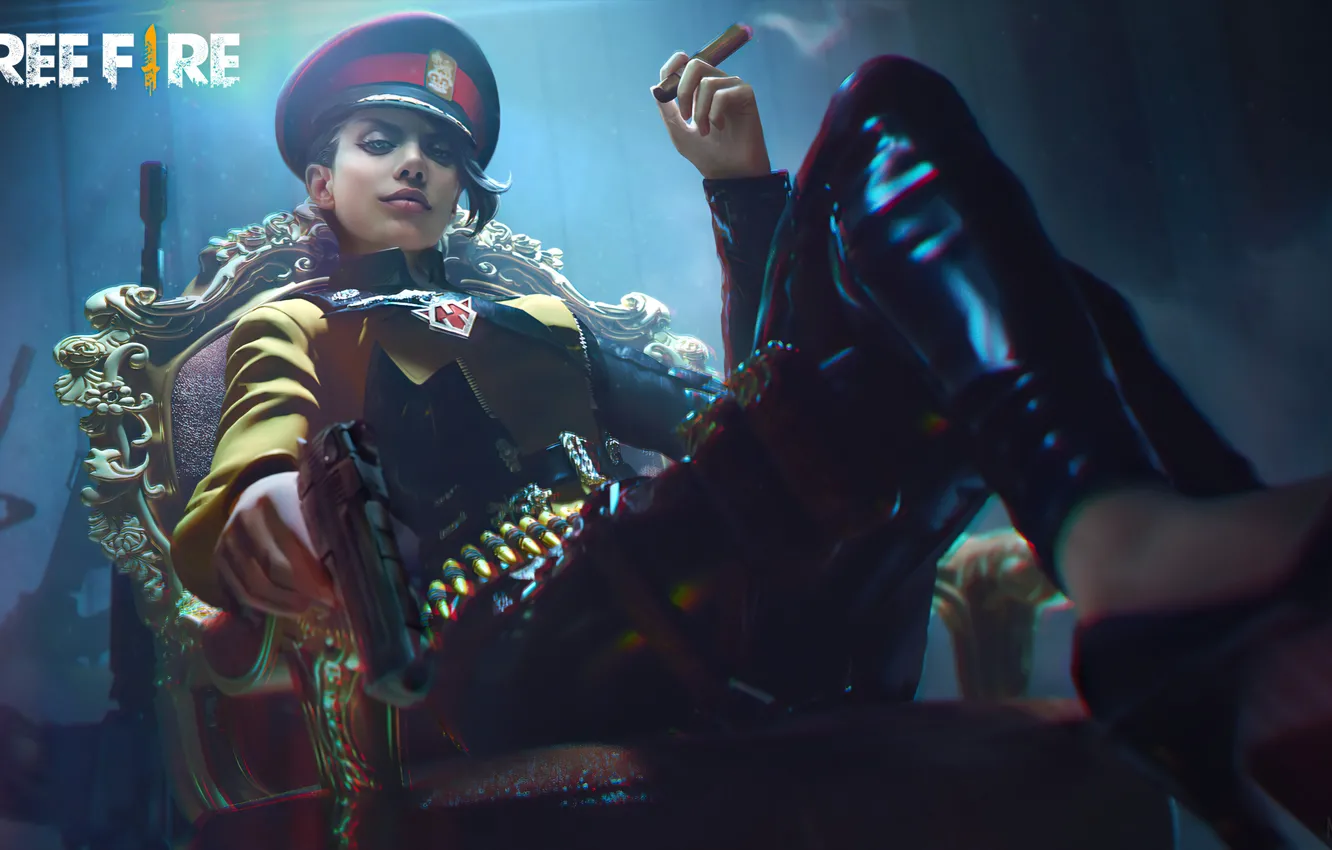 Photo wallpaper look, the game, game, character, cartridges, cap, character, ammunition