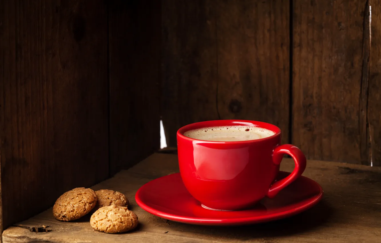 Photo wallpaper photo, coffee, food, cookies, Cup, drink