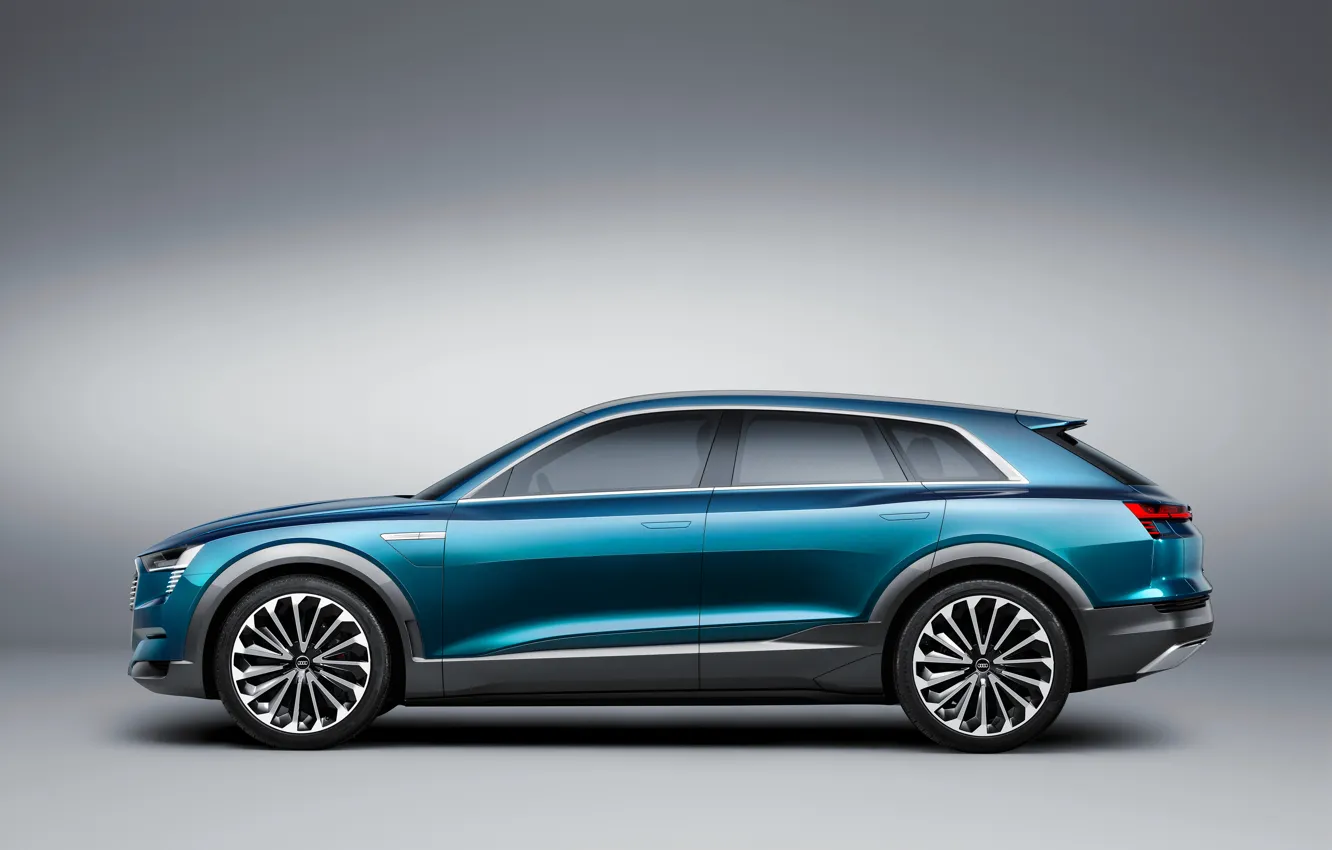 Photo wallpaper Audi, Audi, concept, the concept, e-tron, quattro, 2015