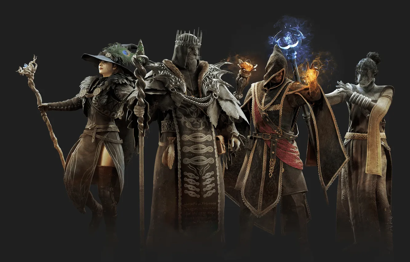 Photo wallpaper the game, class, fascinator, characters, Dragon's Dogma 2