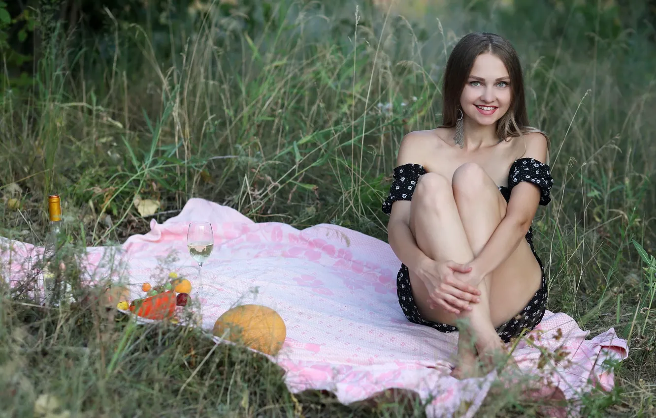 Photo wallpaper girl, pose, irene