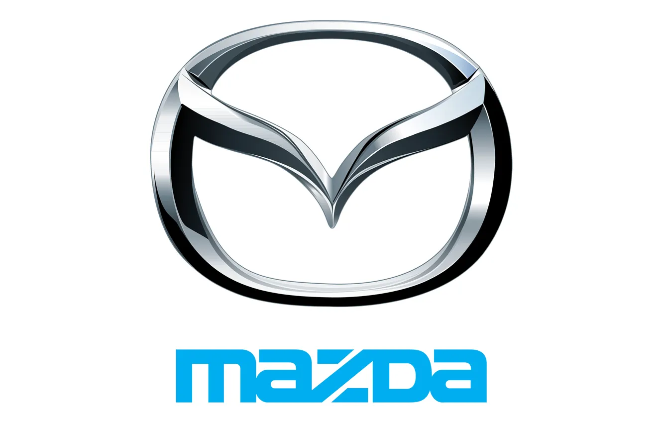Photo wallpaper logo, Mazda, cars, Best