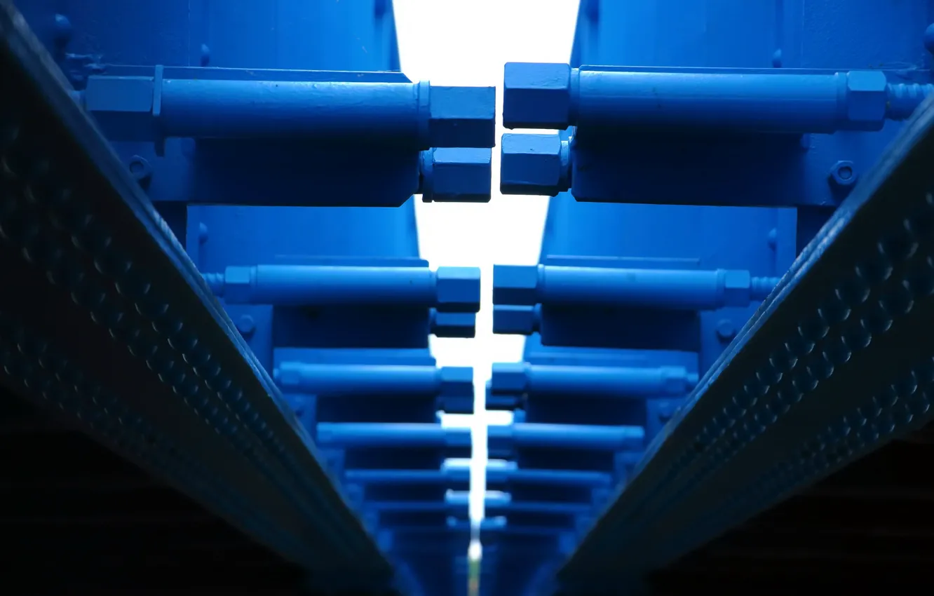 Photo wallpaper macro, background, rails