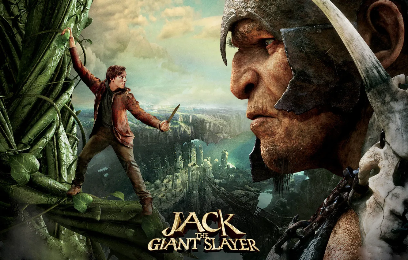 Photo wallpaper giant, Jack, Jack the Giant Slayer, Beanstalk