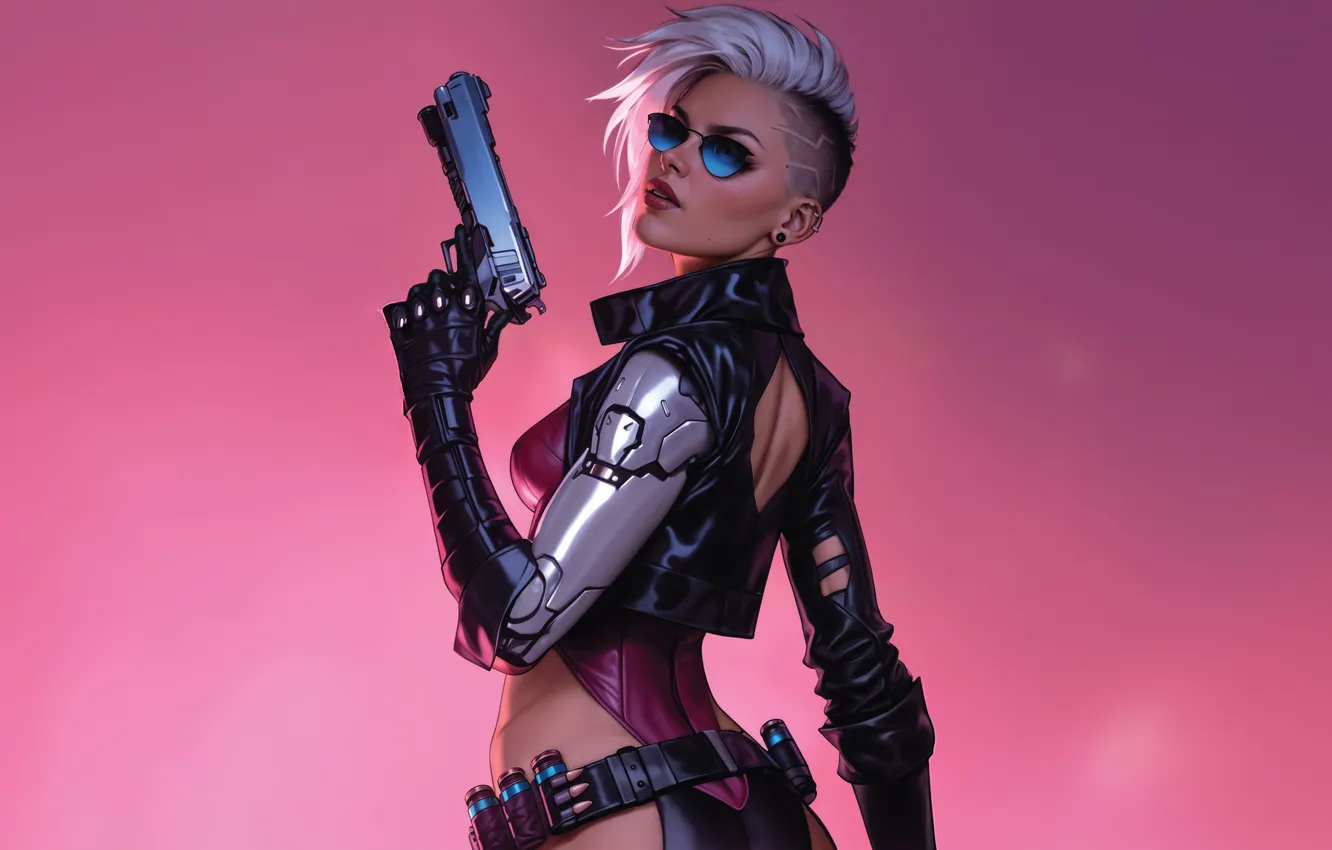 Photo wallpaper Future, gunslinger, Shock