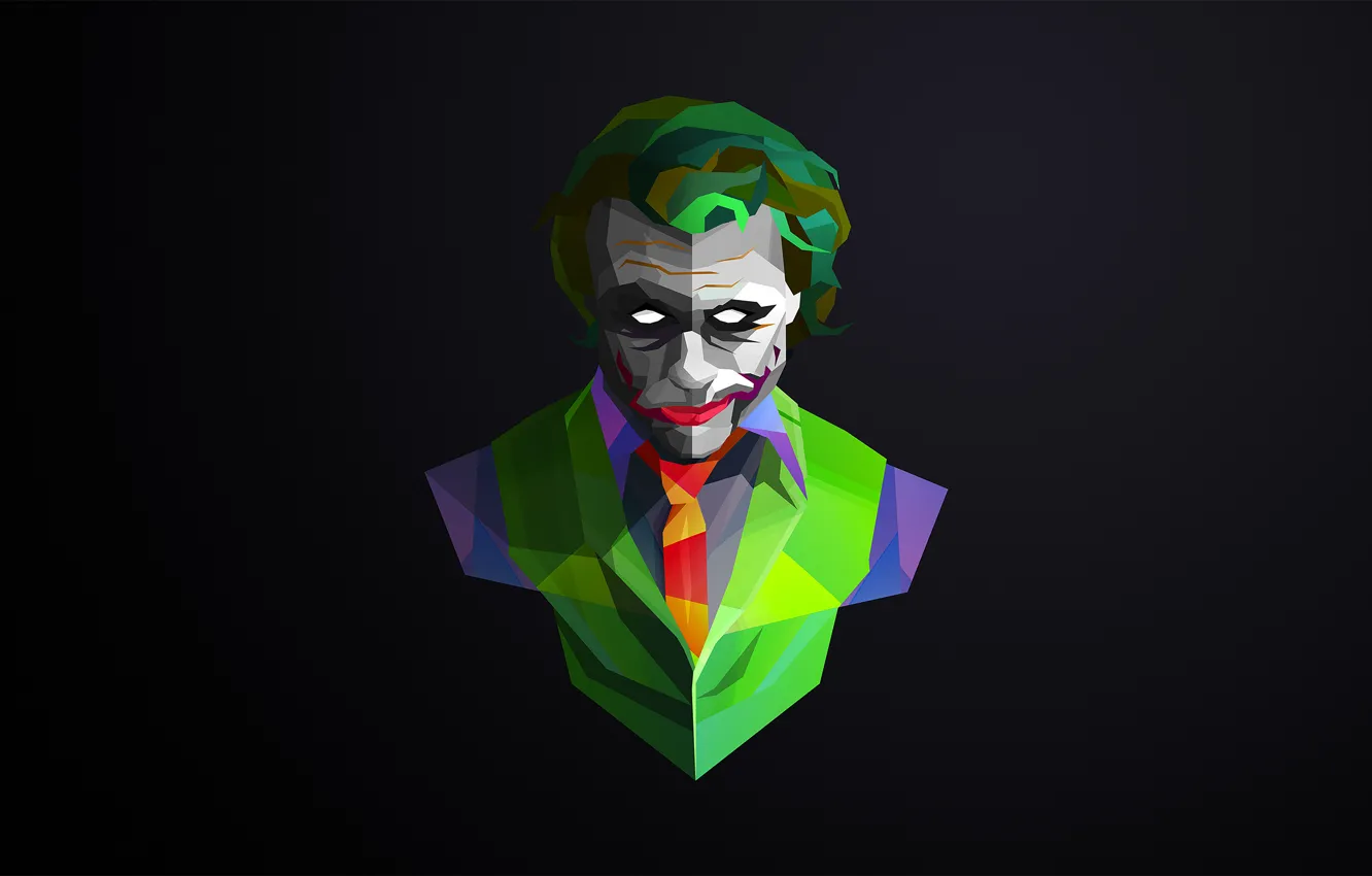 Photo wallpaper The Dark Knight, Joker, Heath Ledger, Justin Maller