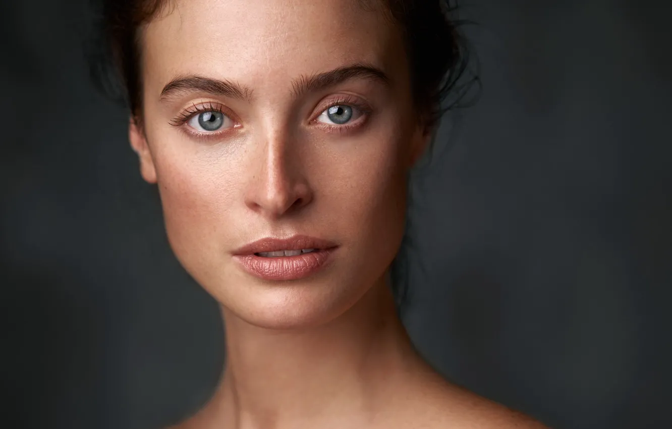 Photo wallpaper portrait, makeup, retouching, Natasha KVINT