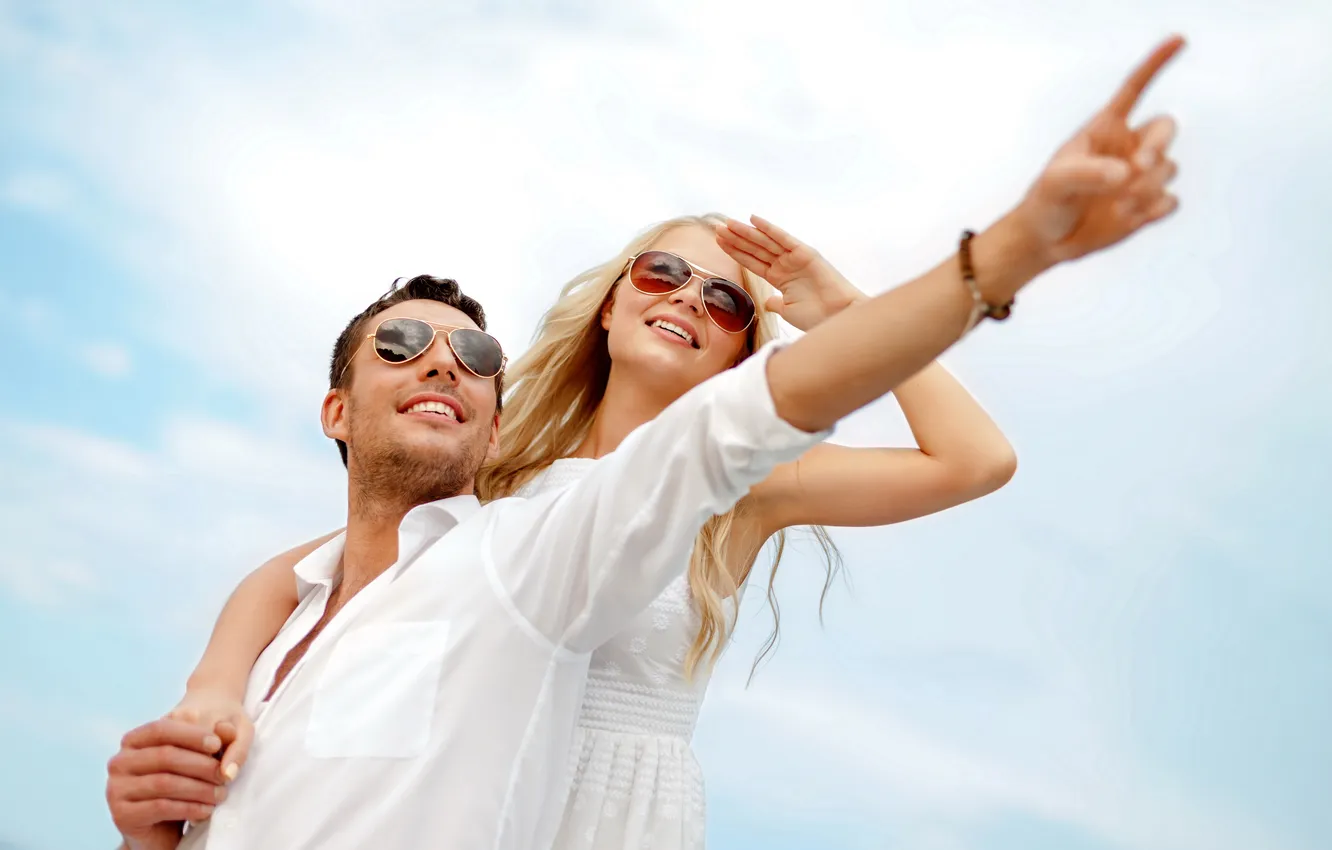 Photo wallpaper love, joy, happiness, pair, couple, romance, Happy