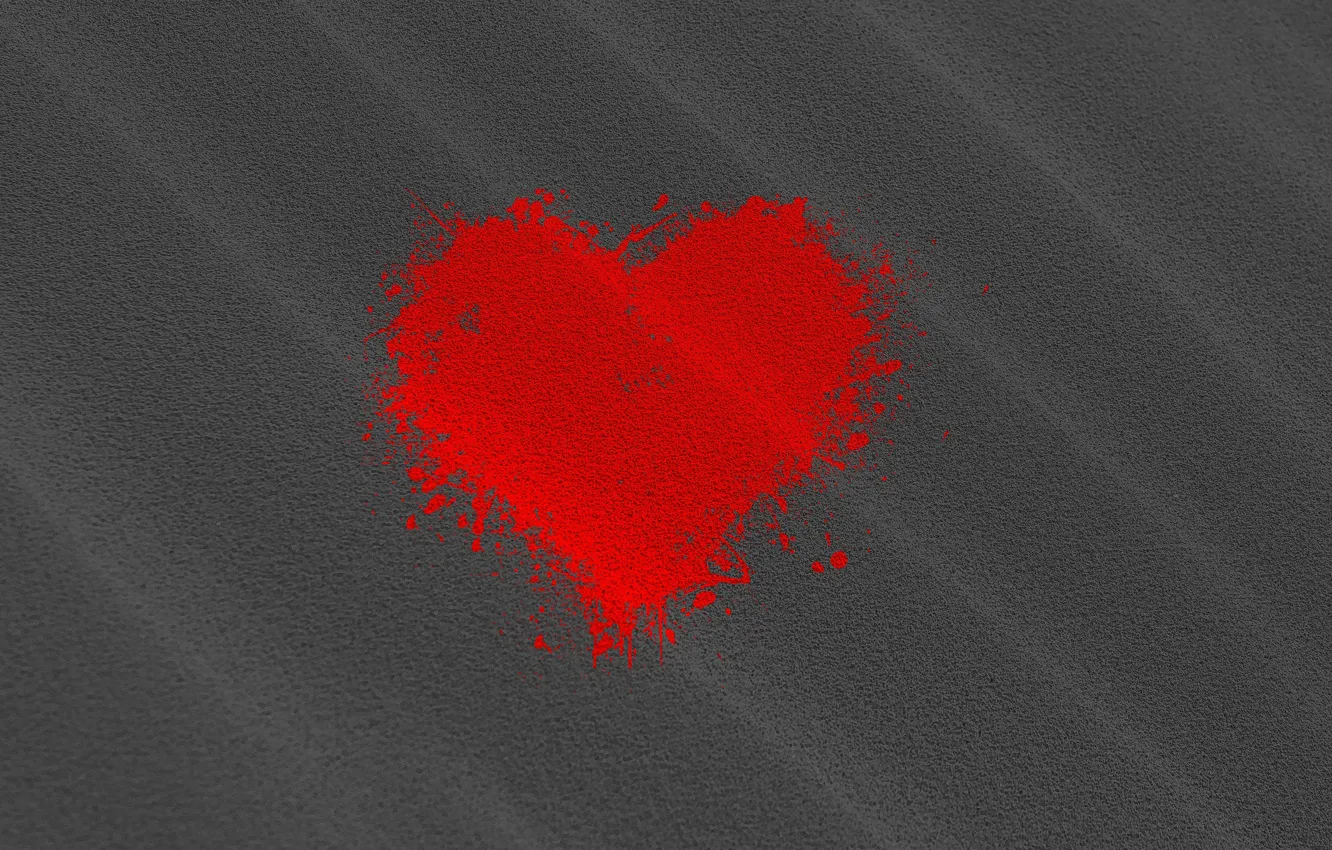 Photo wallpaper heart, spot, praznik