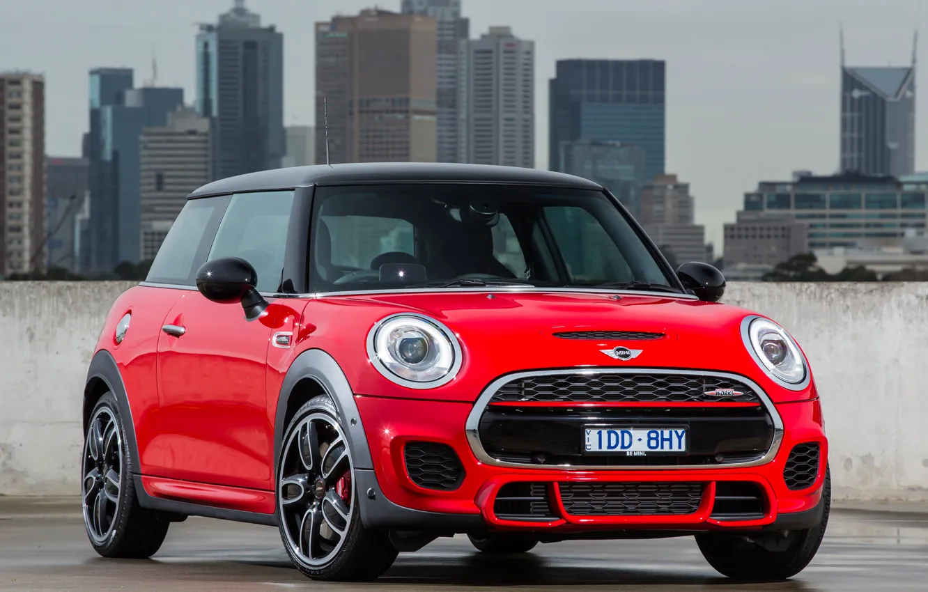 Photo wallpaper Mini, mini, Cooper, AU-spec, John Cooper, 2015, Works, F56