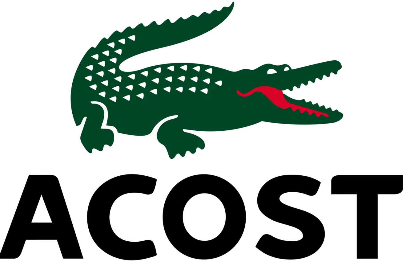 Photo wallpaper crocodile, logo, logo, lacoste, fon, crocodile, Lacoste