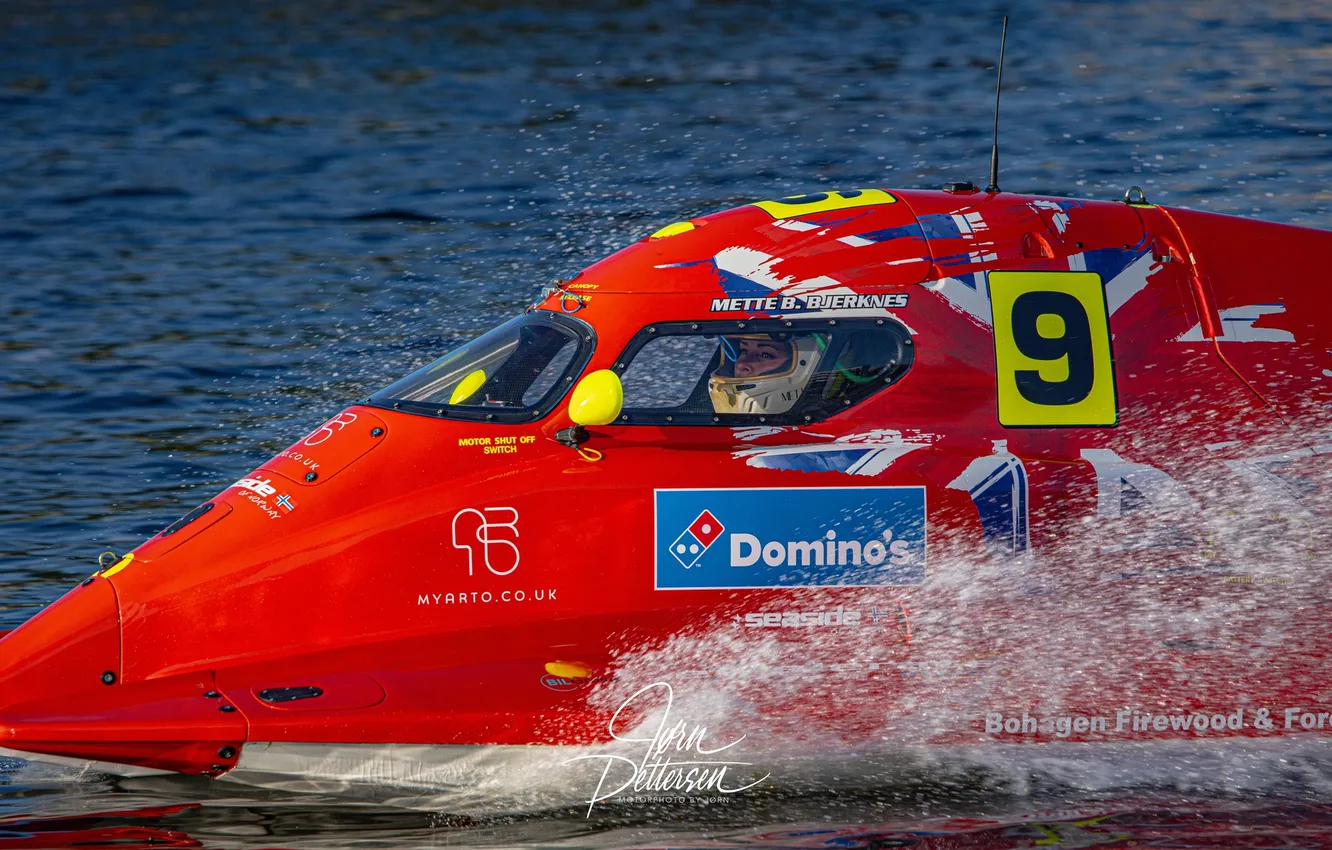Photo wallpaper race, boat, speed