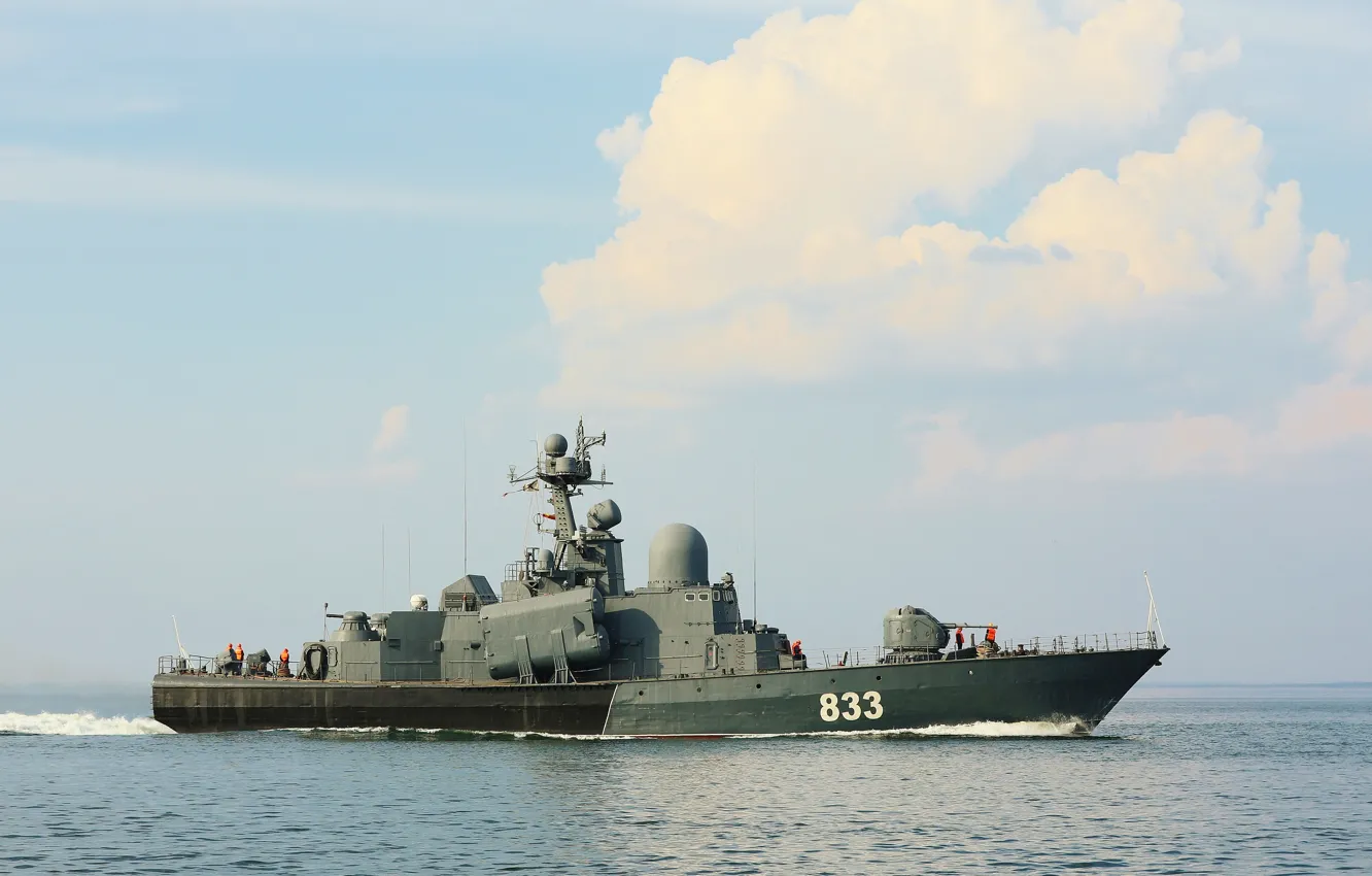 Photo wallpaper large, boat, rocket, R-257