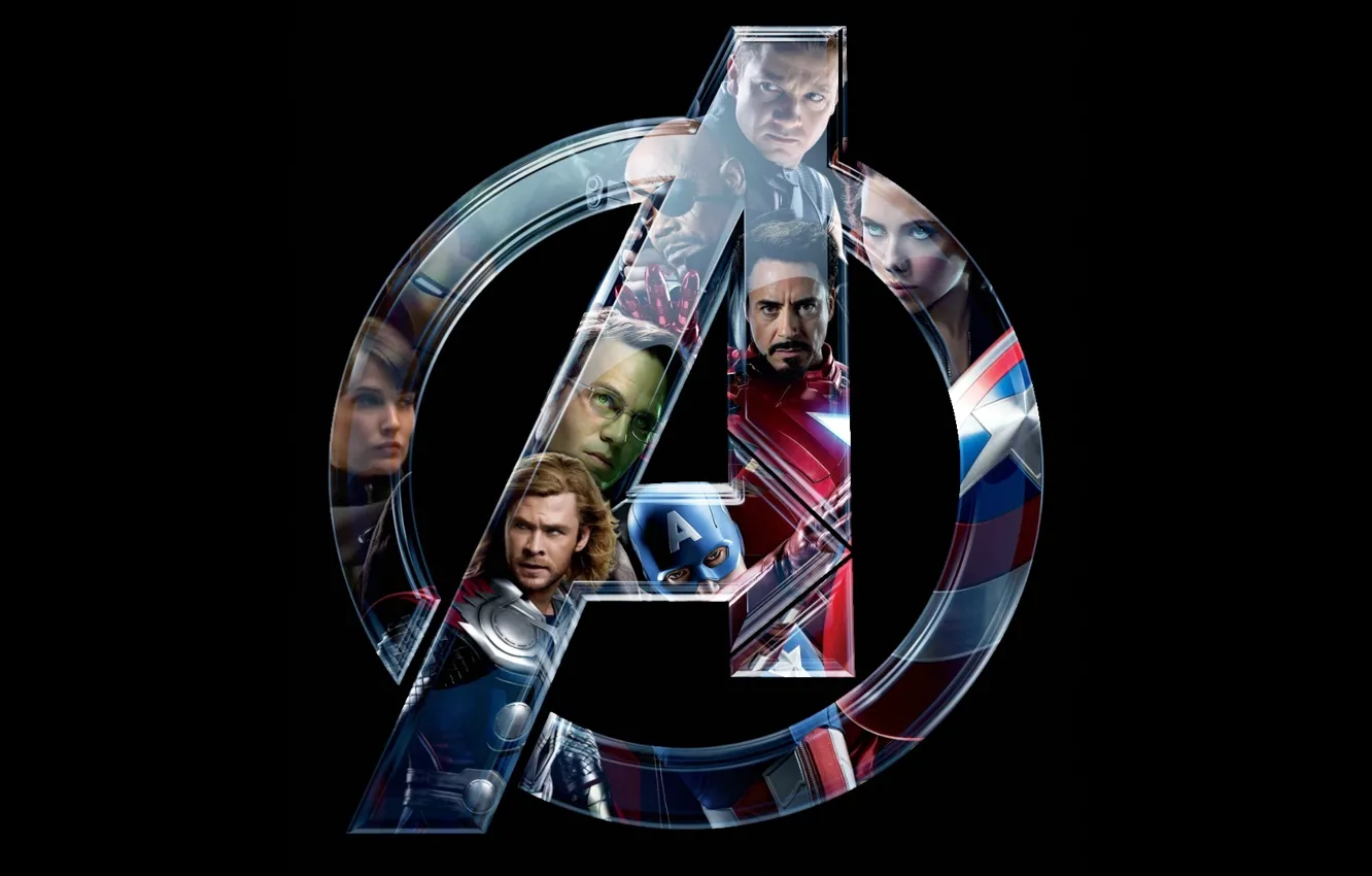 Photo wallpaper iron man, Hulk, Thor, superheroes, the Avengers, The Avengers