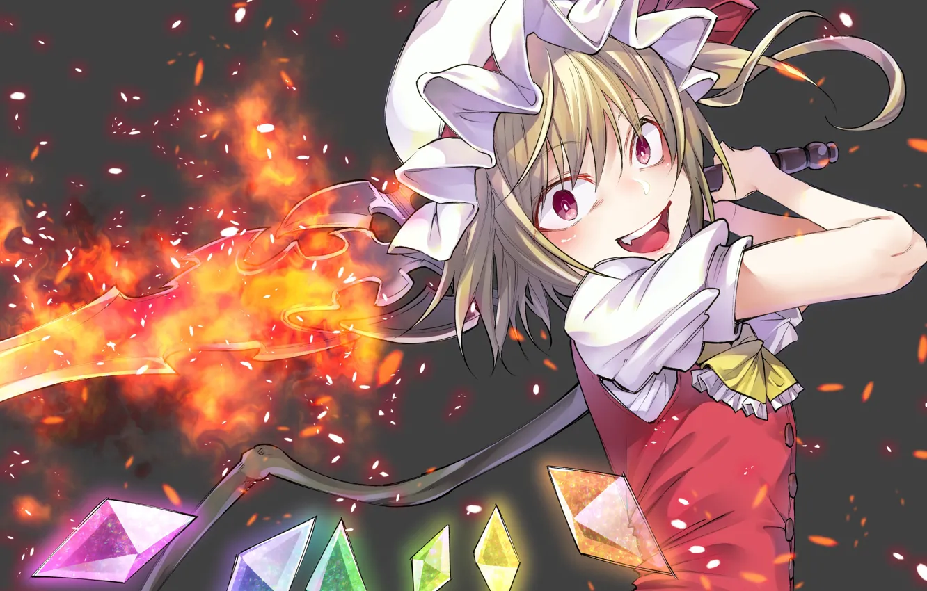 Photo wallpaper anime, girl, touhou, Touhou