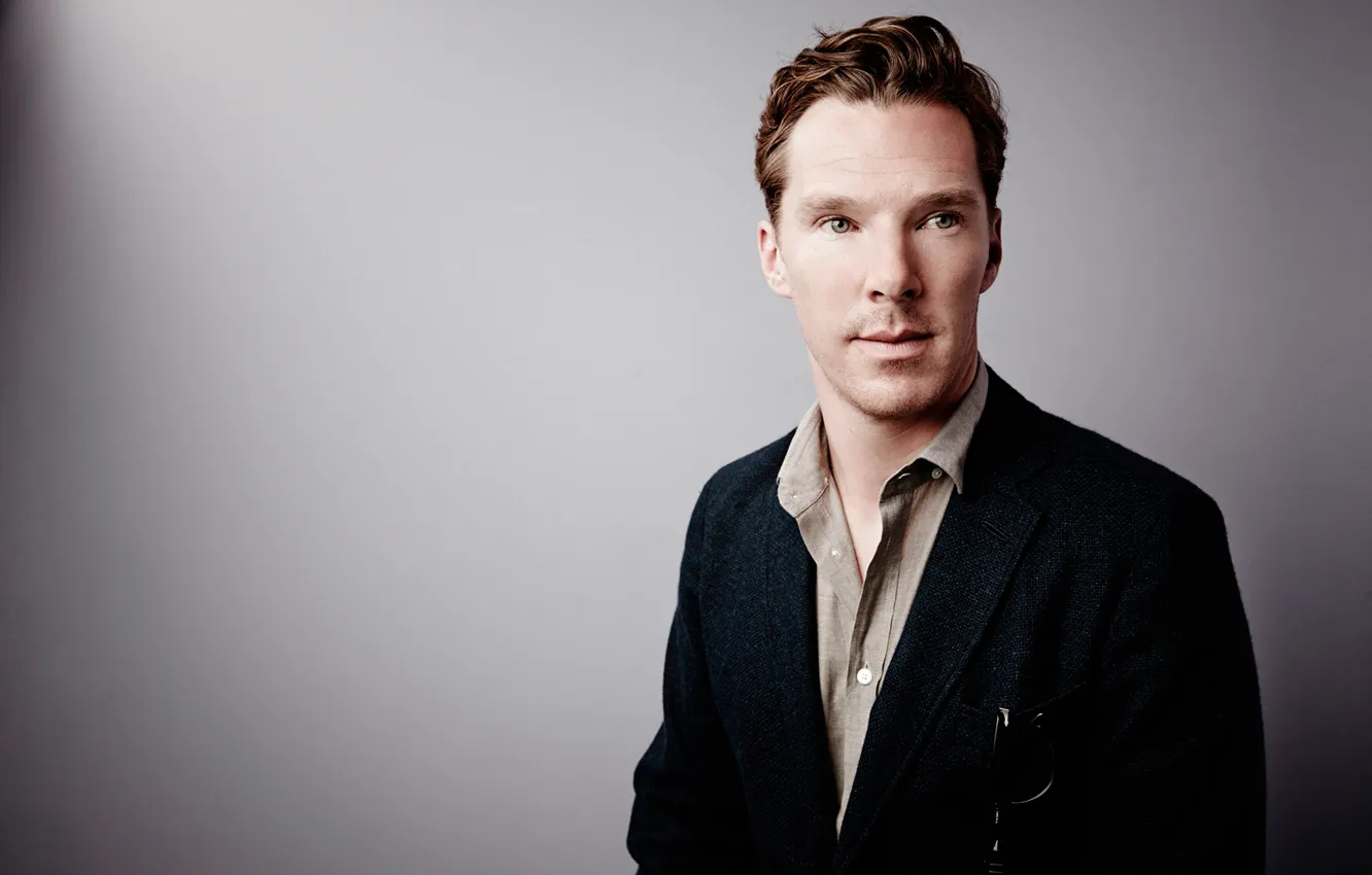 Photo wallpaper photoshoot, Benedict Cumberbatch, for the film, The imitation game