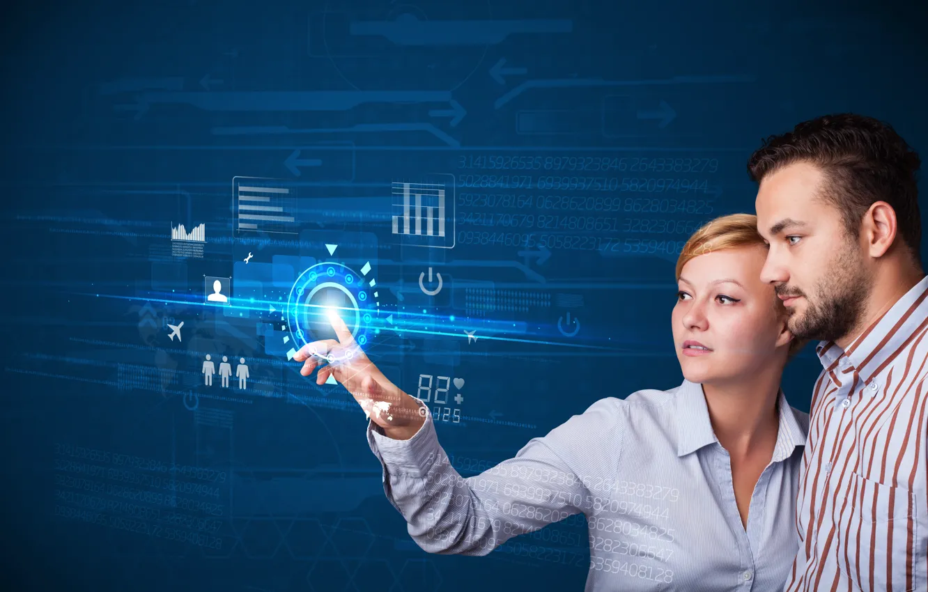 Photo wallpaper Concept, internet, digital, computer, screen, Future, Innova, technology