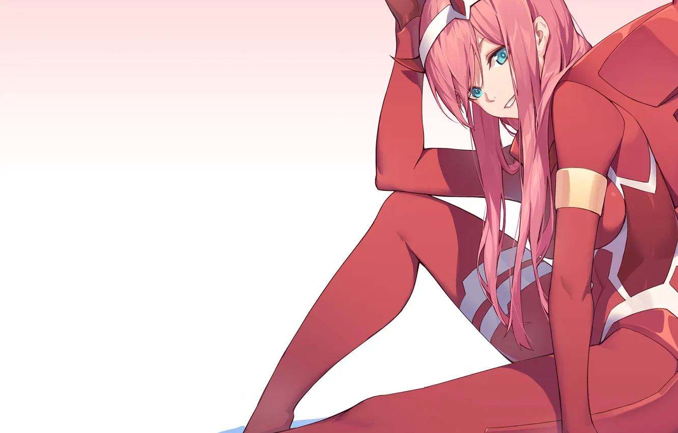 Photo wallpaper Background, Art, Darling In The Frankxx, Cute in France, Devushka