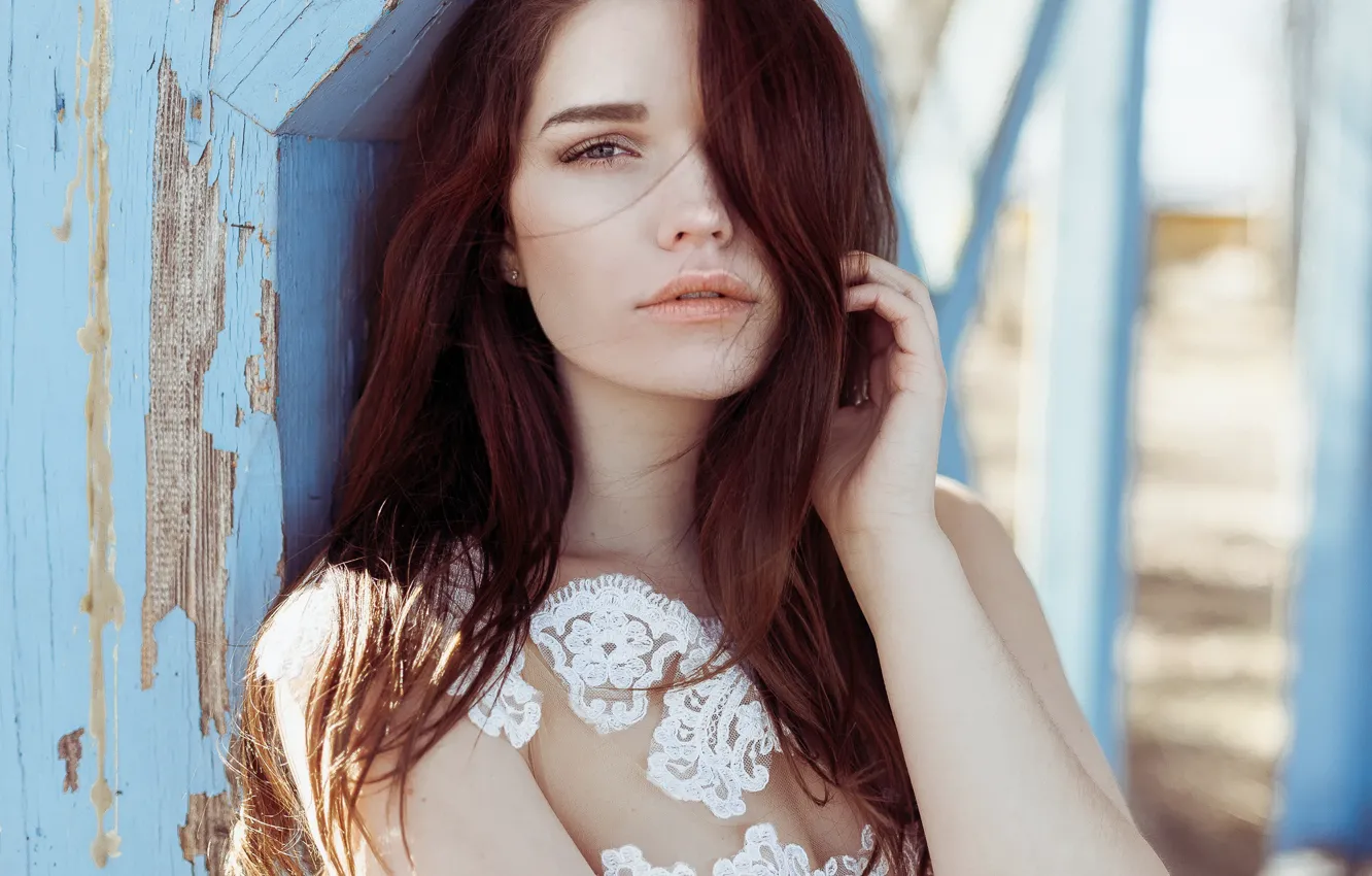 Photo wallpaper sponge, curls, kassio. epia, blue city moon