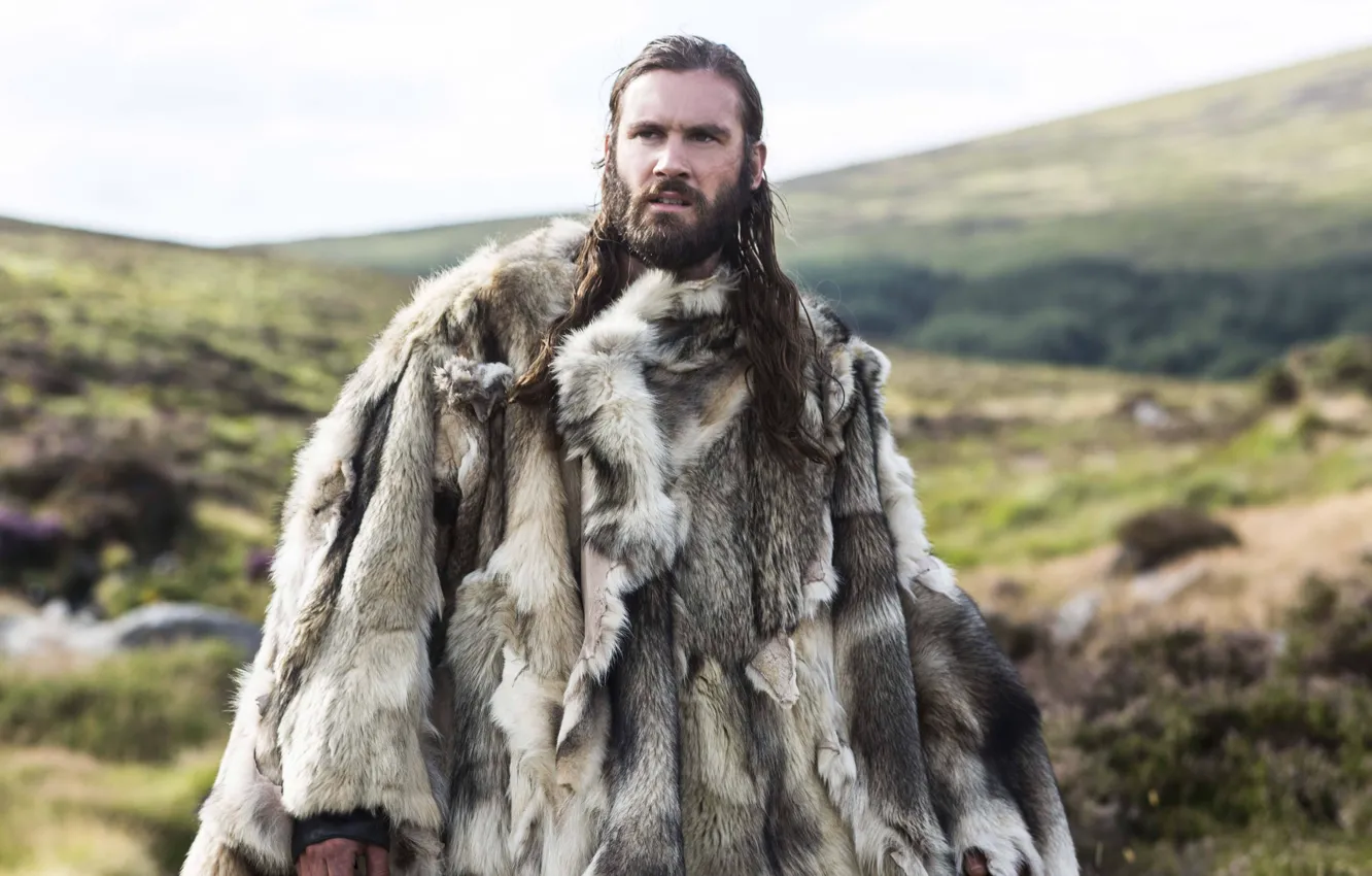 Photo wallpaper fur, the series, drama, Vikings, historical, The Vikings, Clive Standen, Rollo