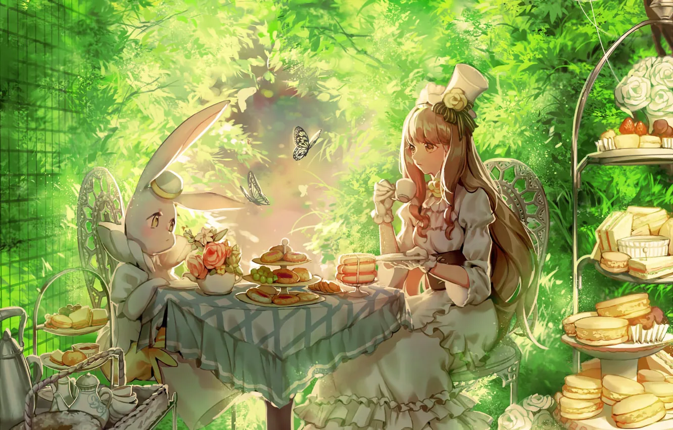 Photo wallpaper Alice in Wonderland, The tea party, March Rabbit