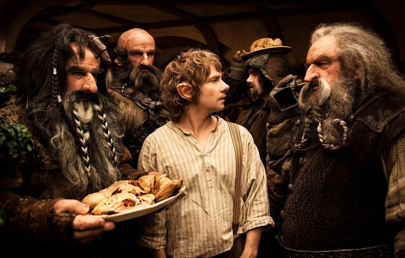 Photo wallpaper dwarf, The Hobbit, Bilbo Baggins, an unexpected journey