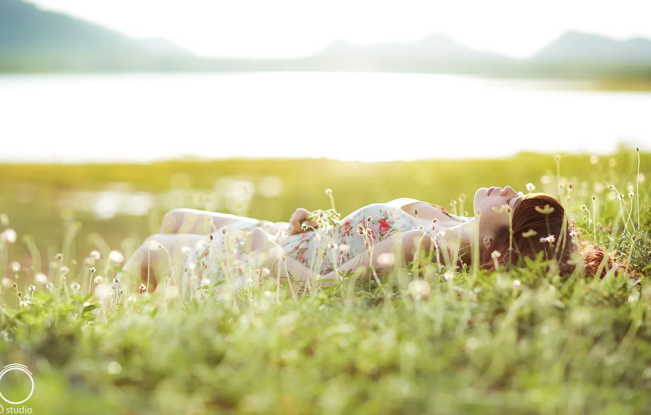 Photo wallpaper summer, girl, light, beauty