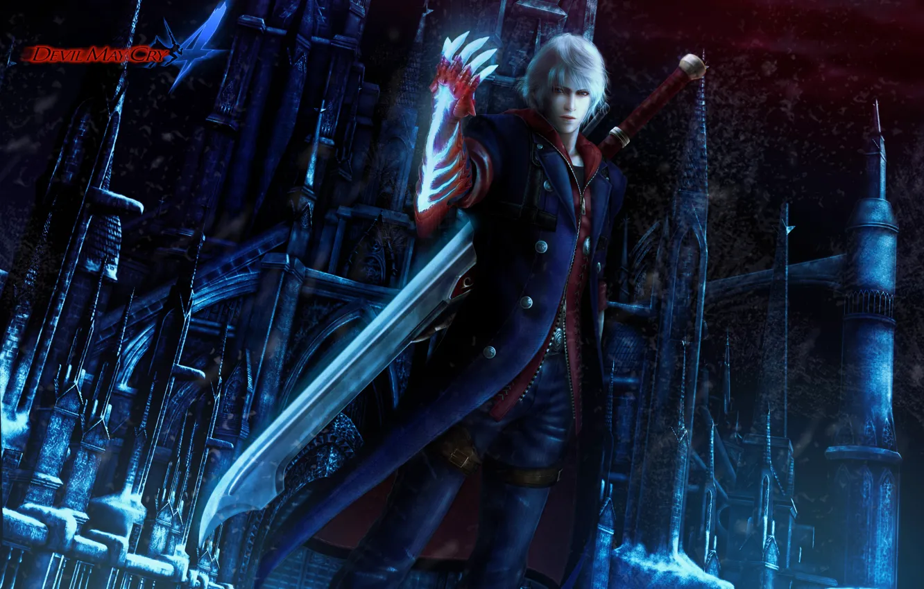 Photo wallpaper demon, Capcom, Devil may cry 4, Nero