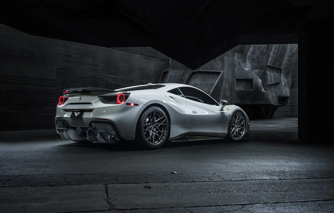 Photo wallpaper Ferrari, 488, Vorsteiner Ferrari 488 Diavolo Aero Program