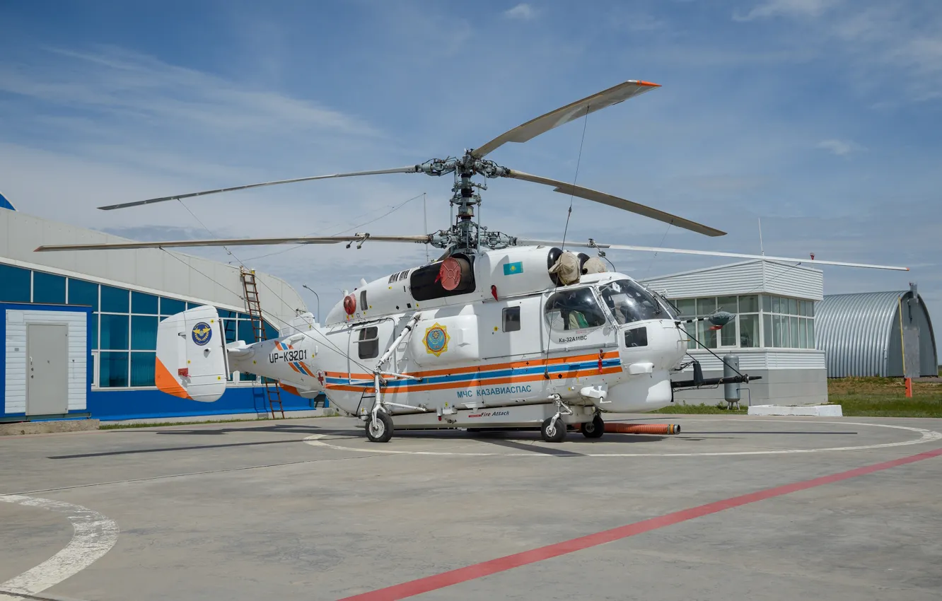 Photo wallpaper helicopter, average, transport, Ka-32