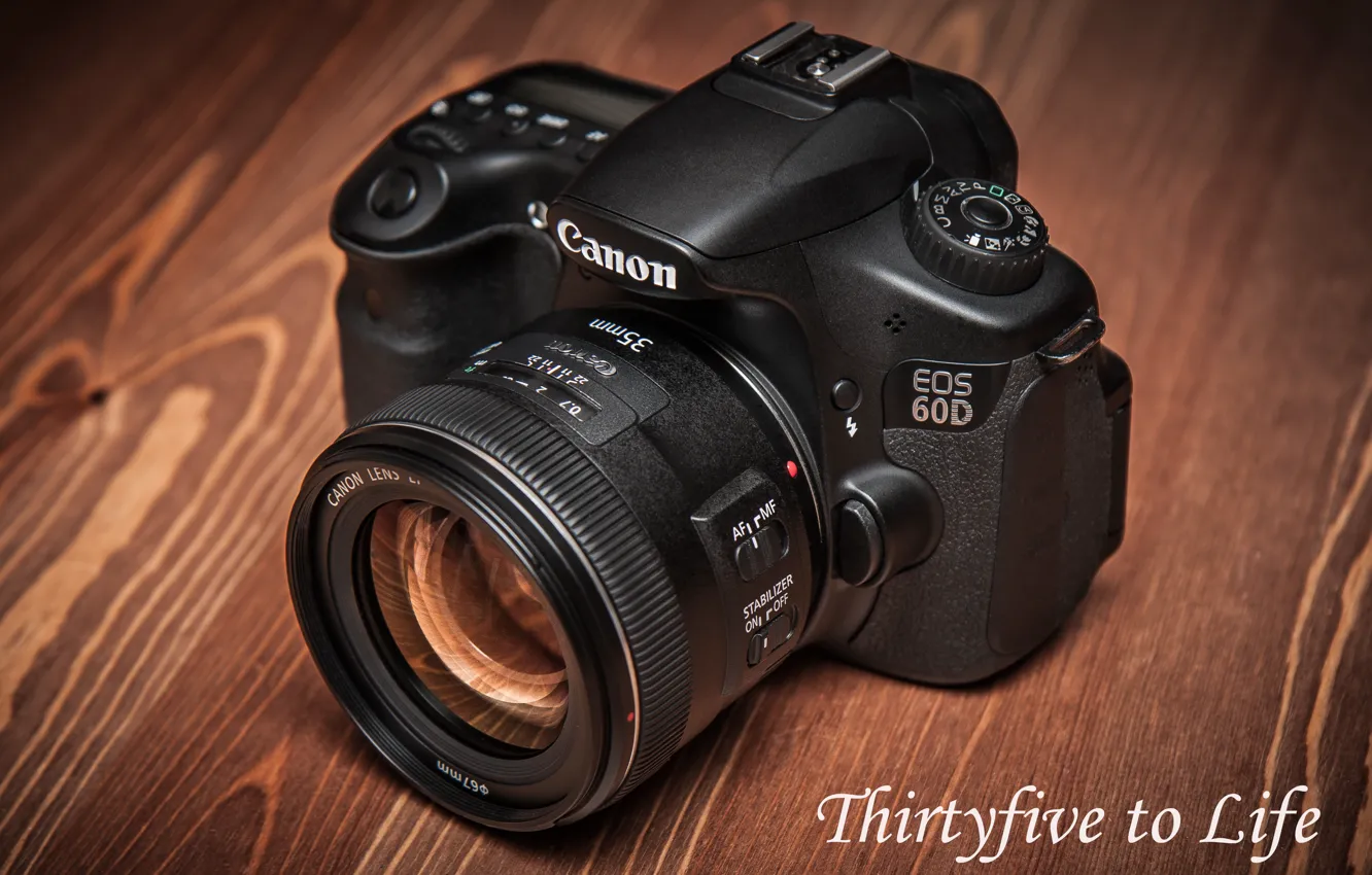 Photo wallpaper table, Wallpaper, the camera, Canon EOS 60D