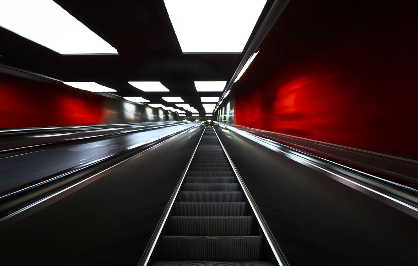 Photo wallpaper the city, background, metro