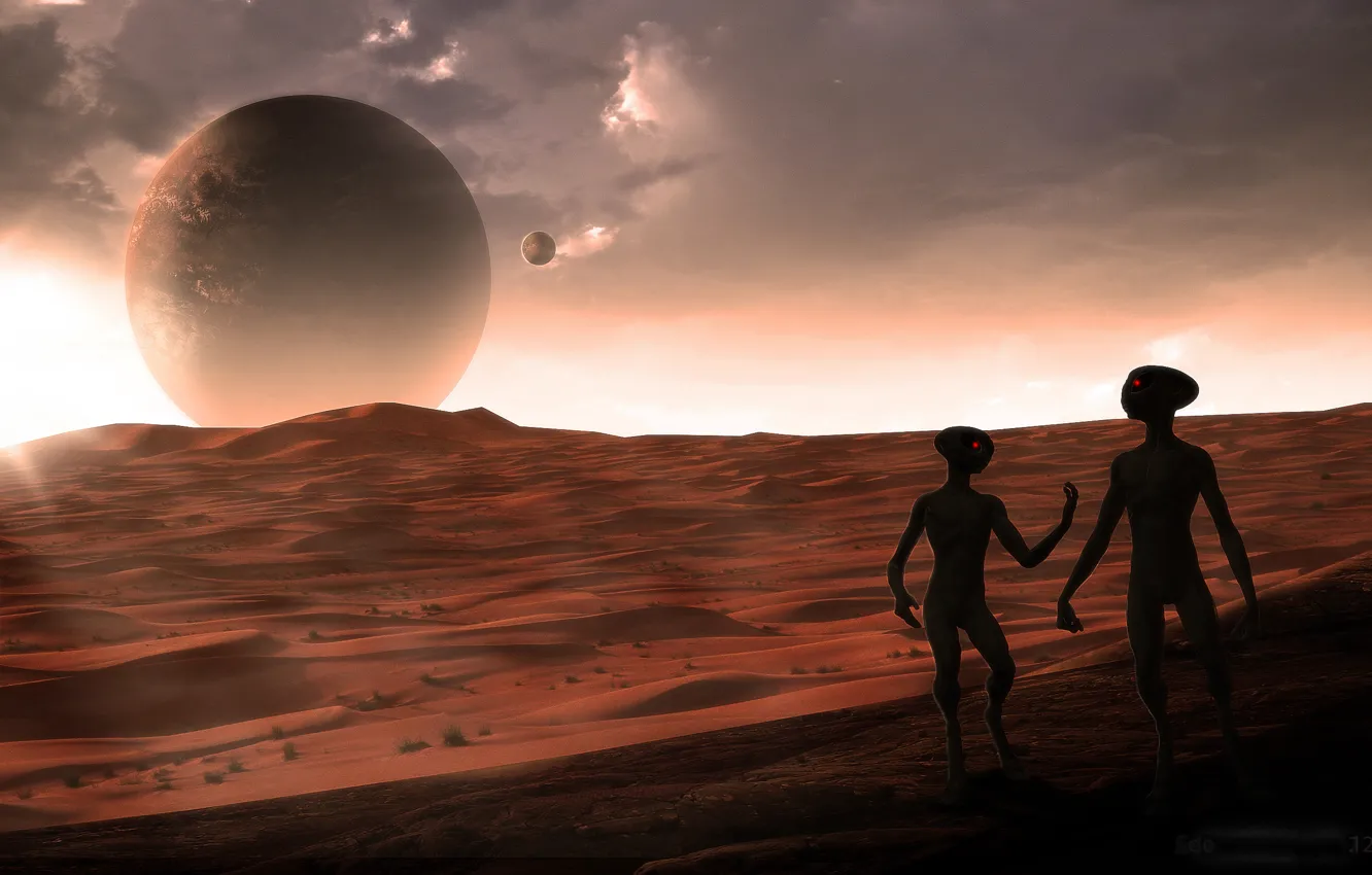 Photo wallpaper planet, alien, Mars, Martian