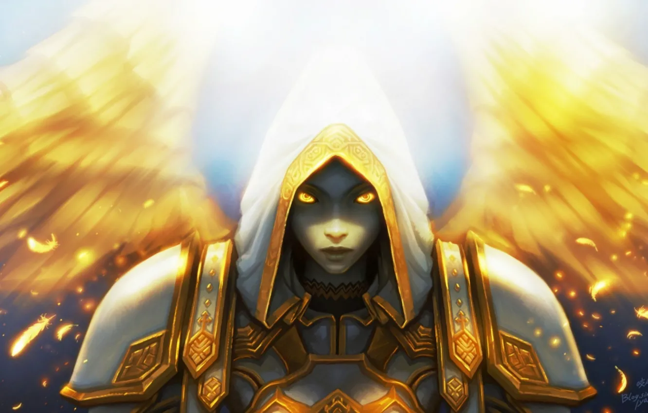 Photo wallpaper Light, World of Warcraft, game, wow, Priest, Healer, Tier 5