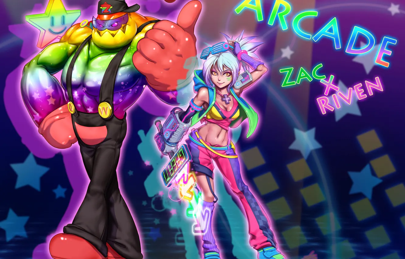 Photo wallpaper League of Legends, riven, Zach, Exile, Secret Weapon
