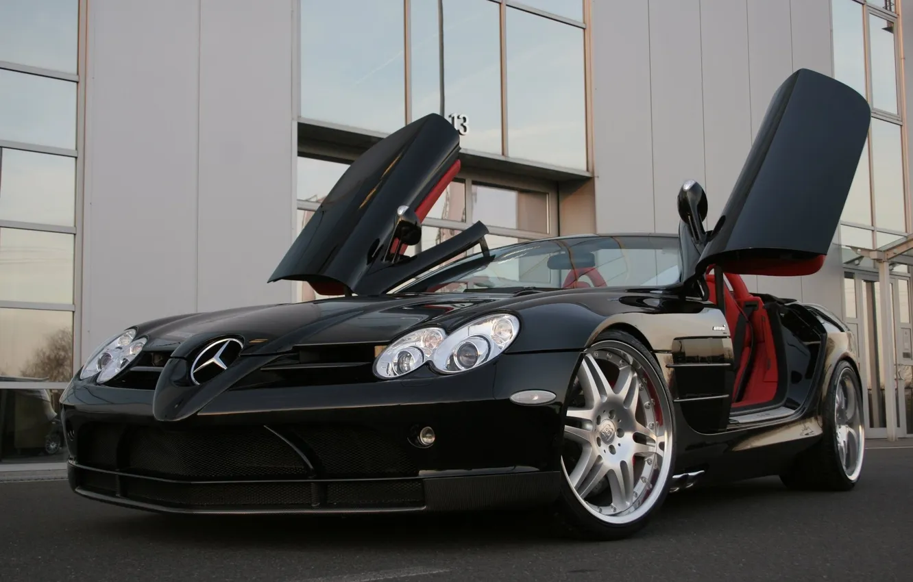 Photo wallpaper McLaren, Roadster, SLR, Mercedes, Brabus