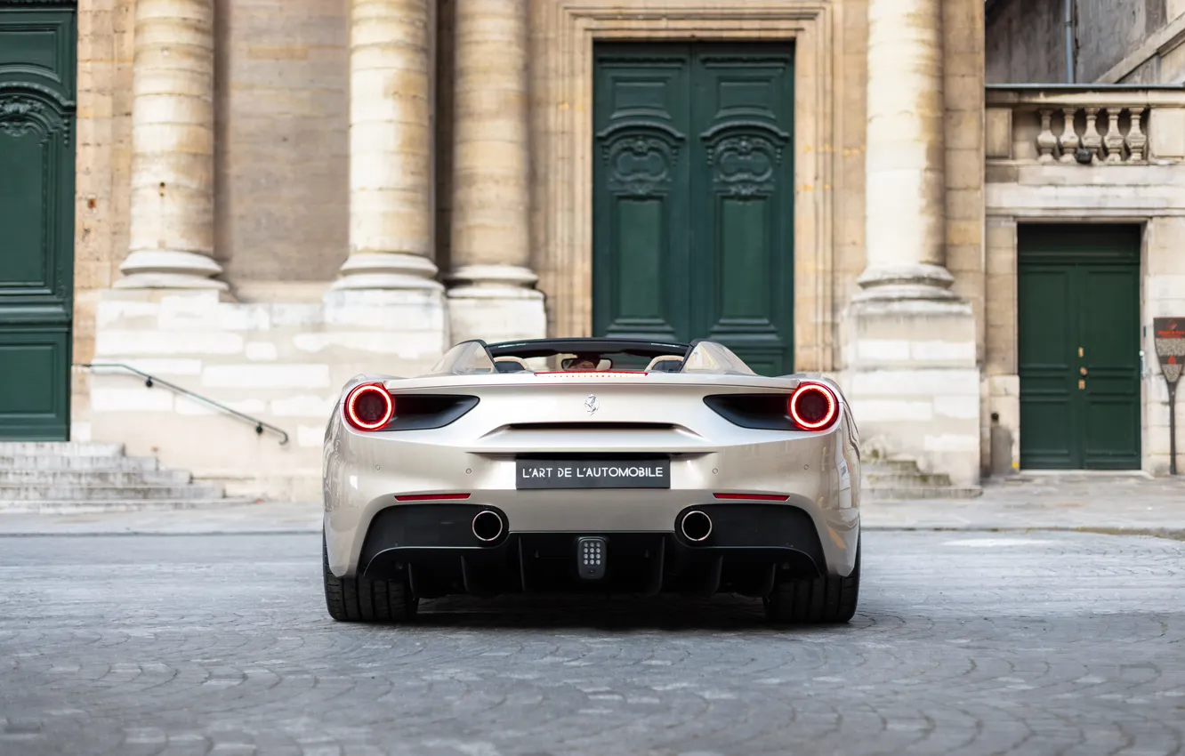 Photo wallpaper Ferrari, 488, Ferrari 488 Spider