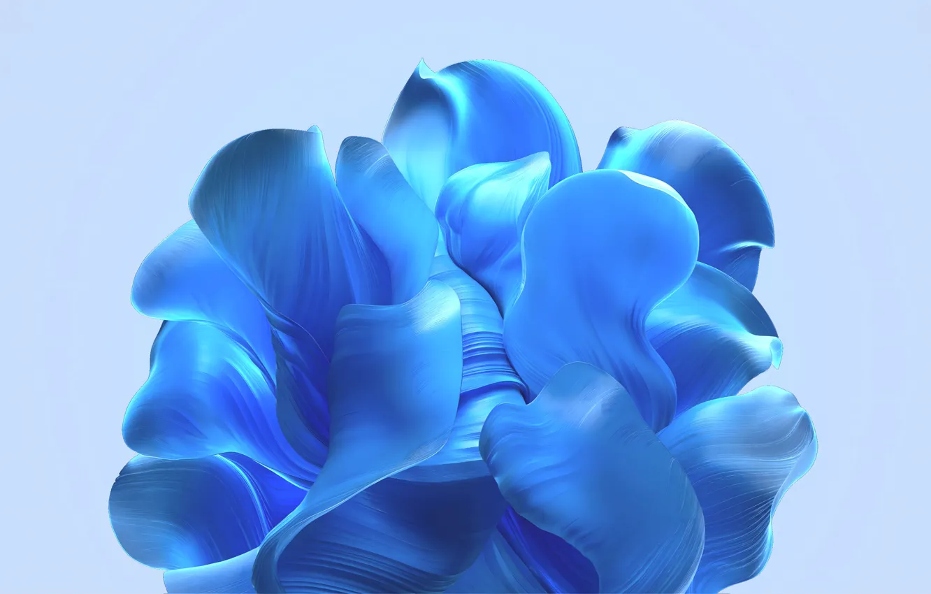 Photo wallpaper blue, background, Windows