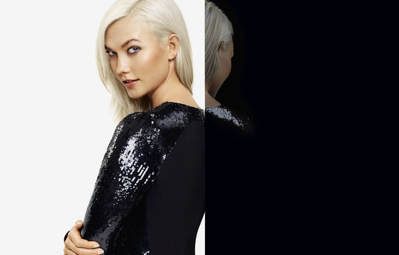 Photo wallpaper look, girl, photo, dress, Karlie Kloss, Elisette