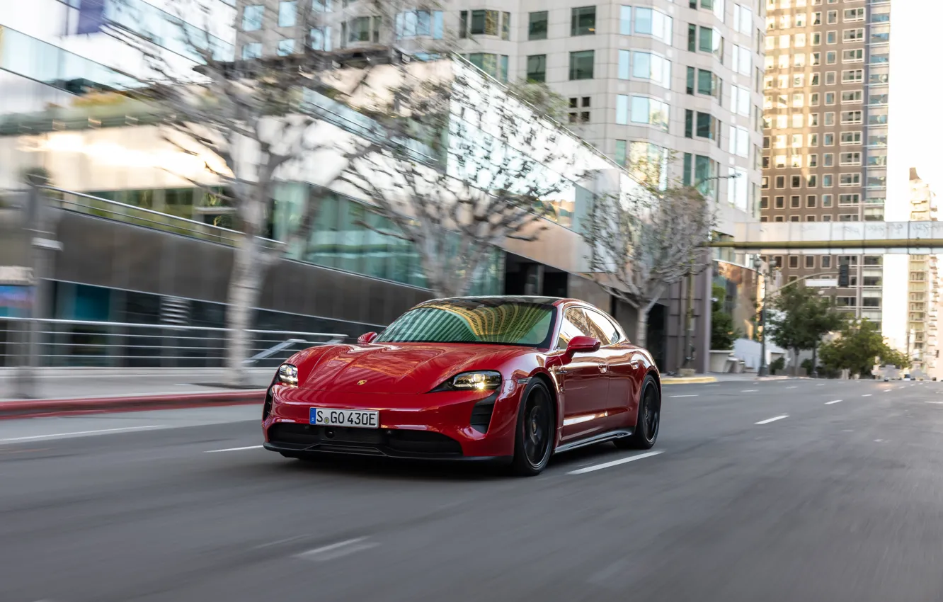 Photo wallpaper Porsche, GTS, Taycan