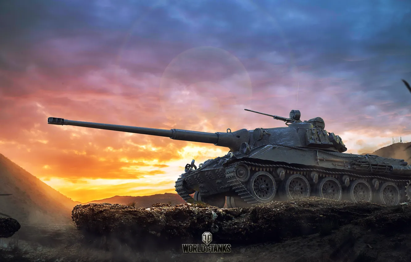 Photo wallpaper tank, World of Tanks, Skoda T 27